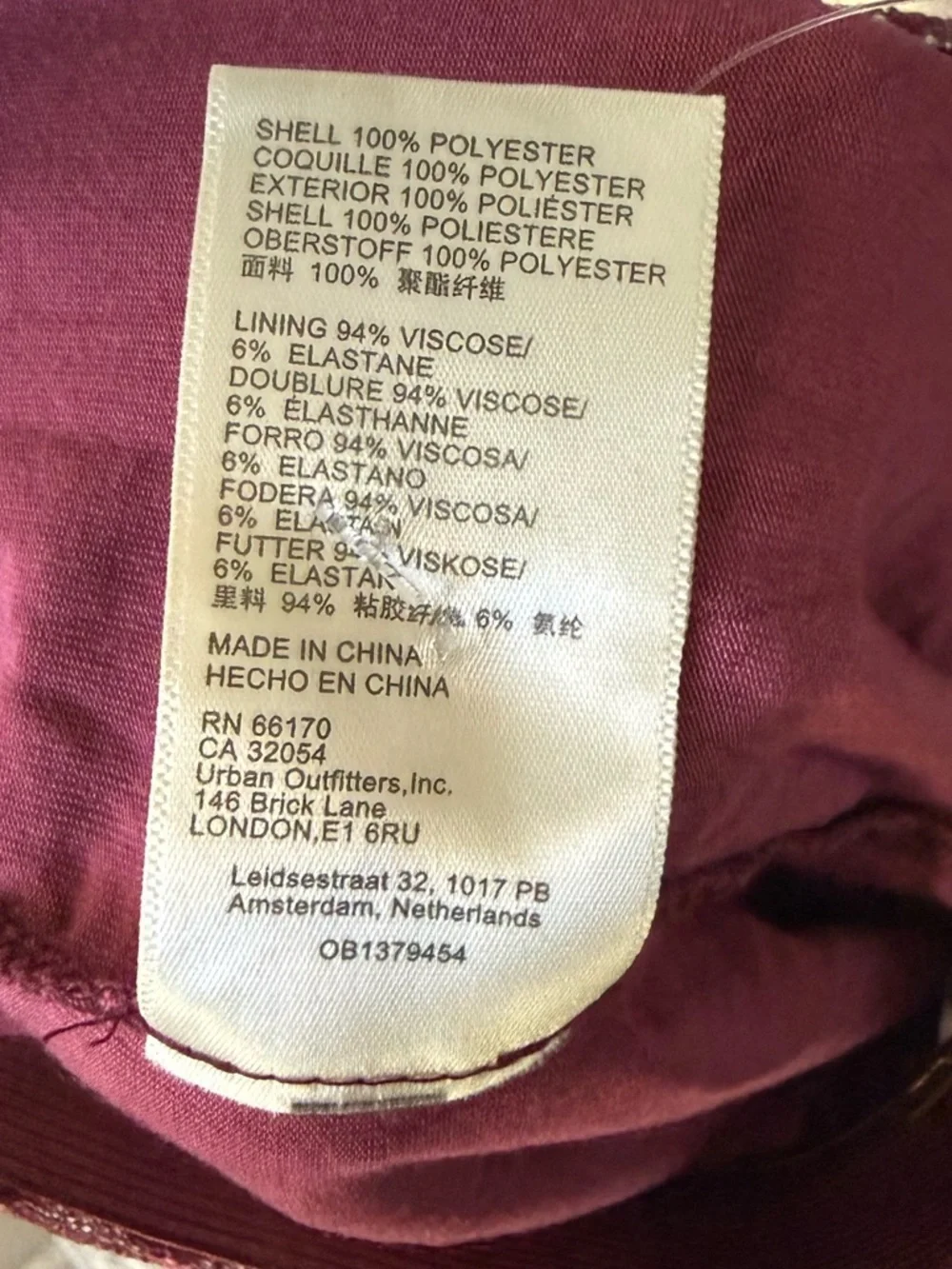 Free People In The Night Lace Flare Split Leg Pants, Purple Plum, M, EUC